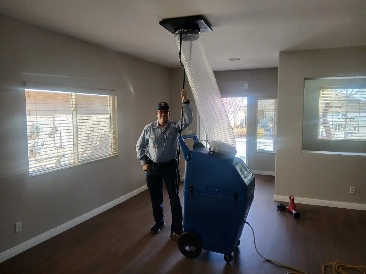 Professional Dryer Vent Cleaning work inside a River Grove home